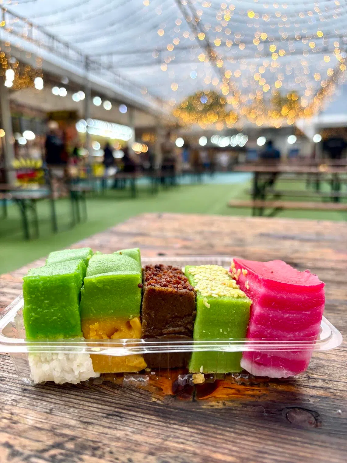 Assorted kueh from Kuih Talam Kak Wan.