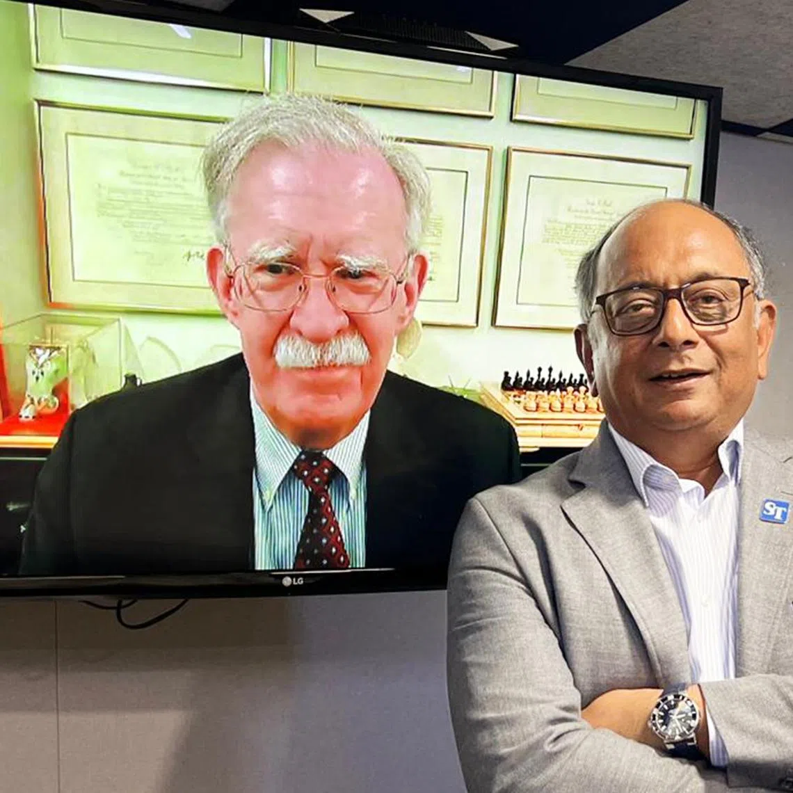 In this episode, senior columnist Ravi Velloor (right) speaks with John Bolton (left), former National Security Advisor to President Donald Trump during his first term.