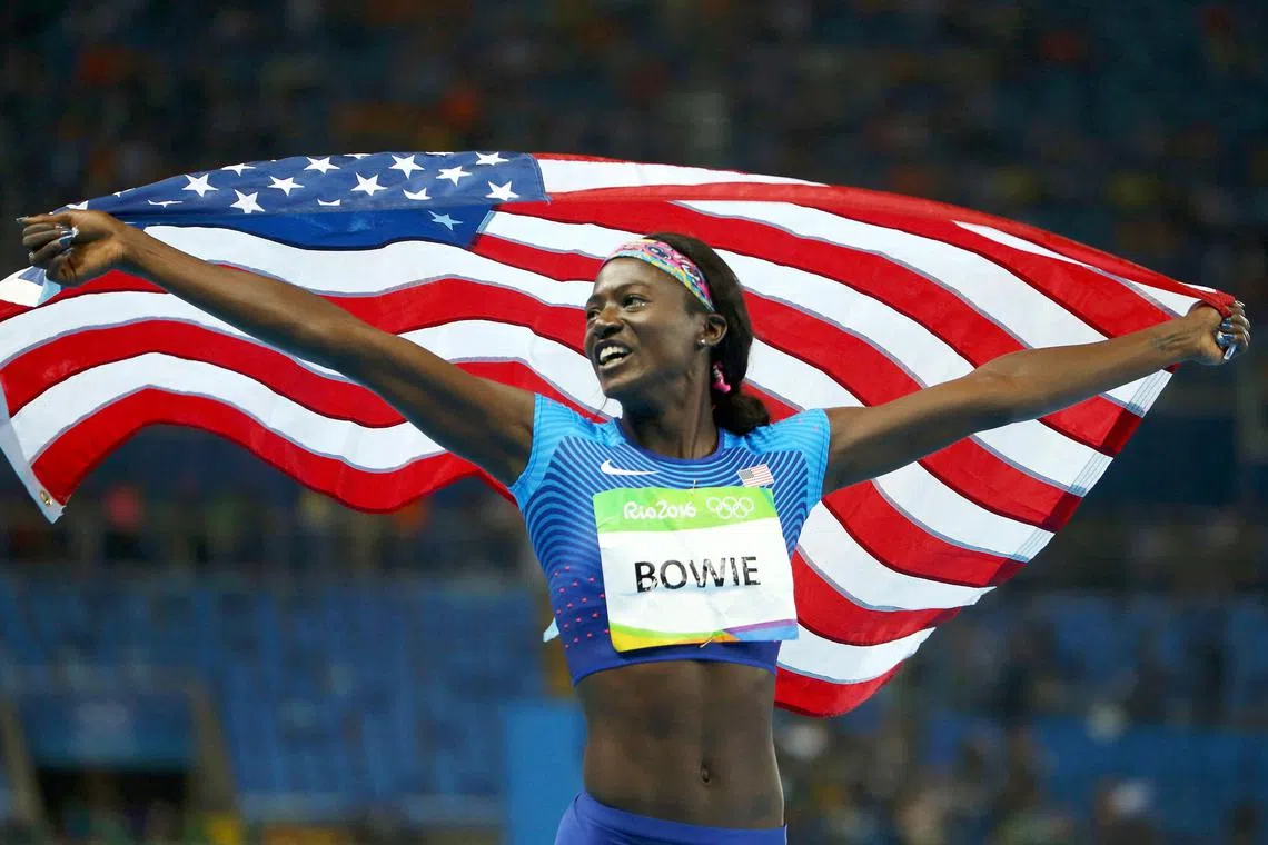 Tori Bowie of the United States has died at the age of 32. A cause of death was not immediately known.