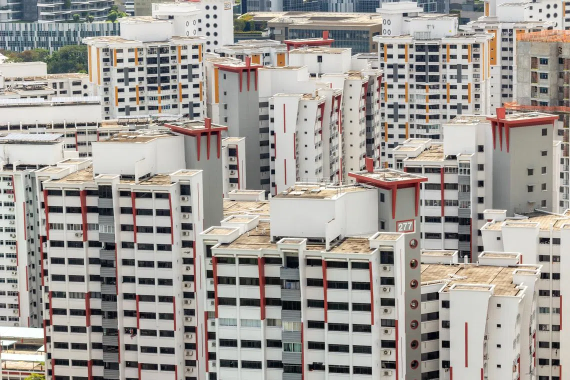 The HDB resale price index grew by 1.6 per cent in the first quarter of 2025, down from 2.6 per cent in the fourth quarter of 2024.