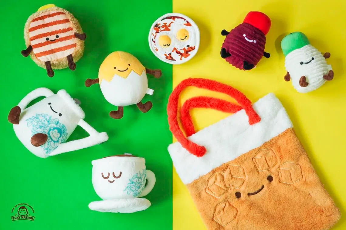 Food plushies and merch: Whetting appetites for SG60