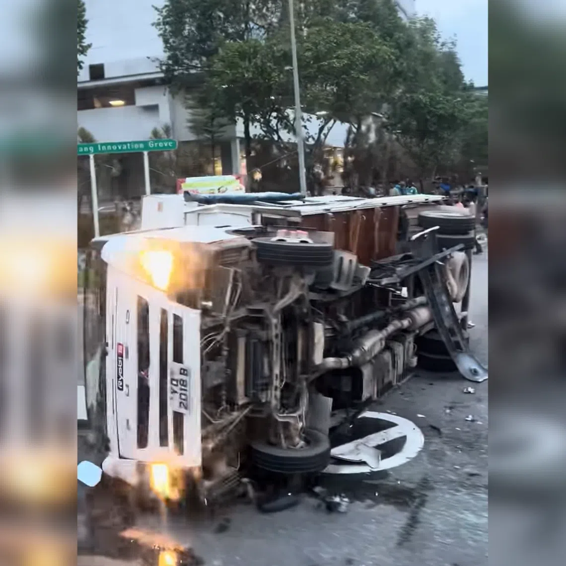 The incident took place at the junction of Jalan Tukang and Tukang Innovation Grove at around 7am on Aug 28.