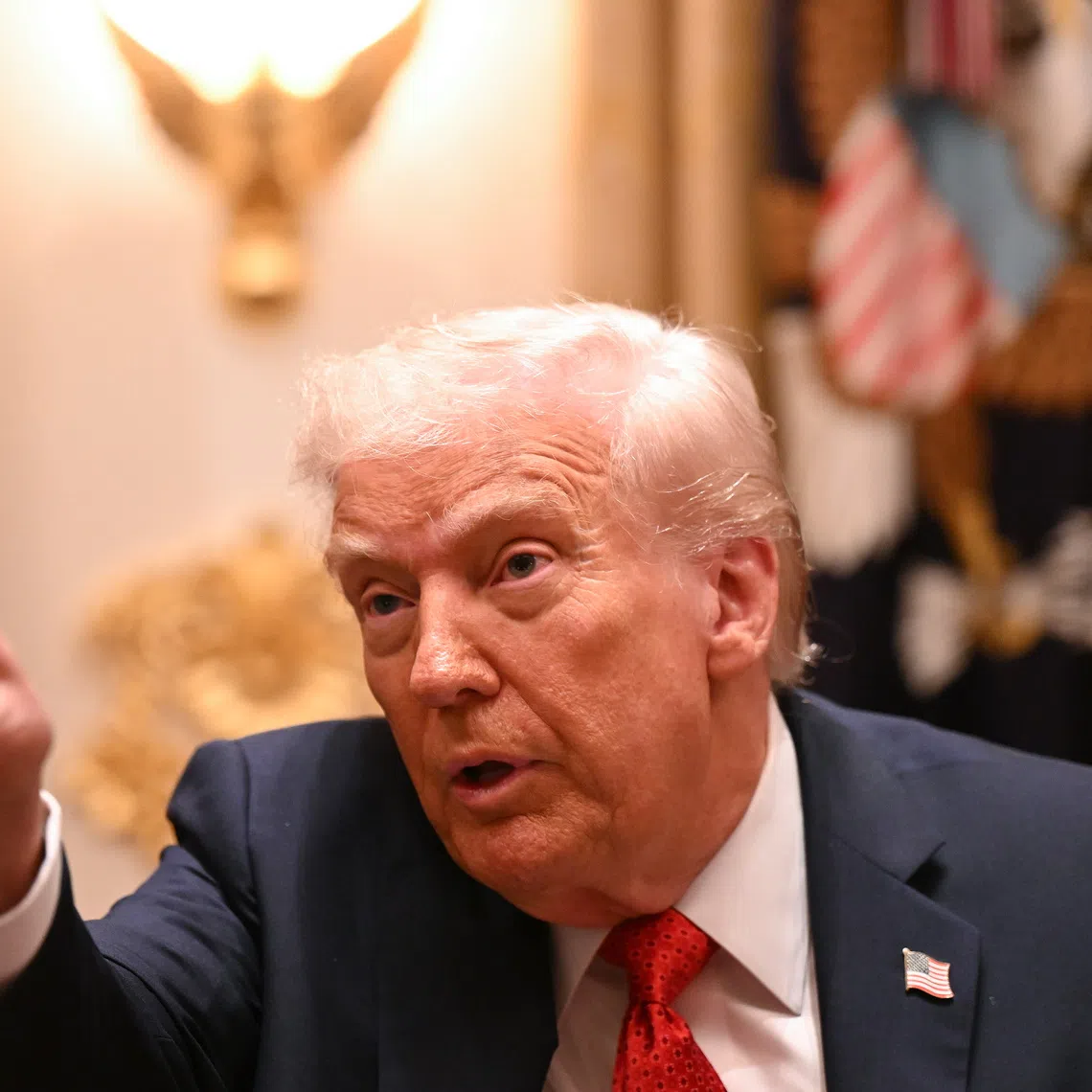 US President Donald Trump has signalled his support for the Aukus pact.