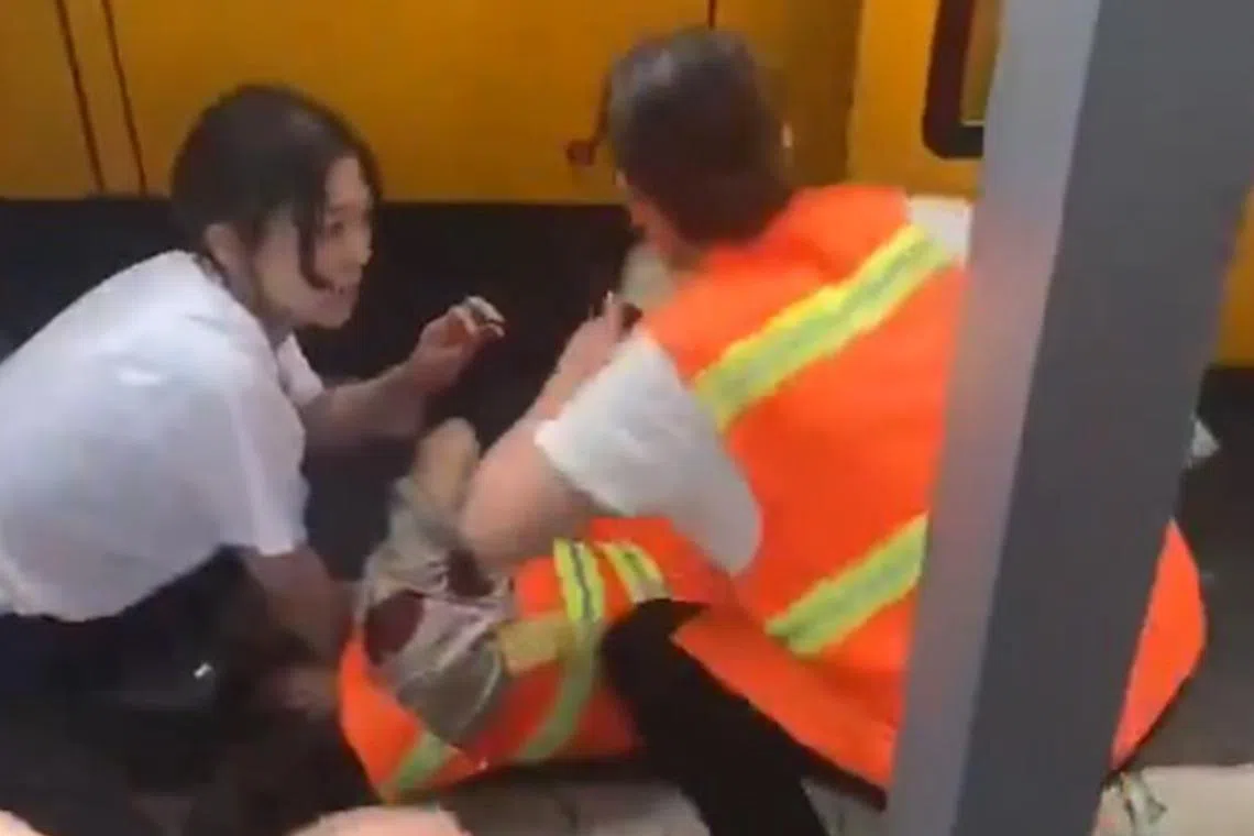 A Japanese woman and her child were attacked at a bus stop in Suzhou, China, on June 24.