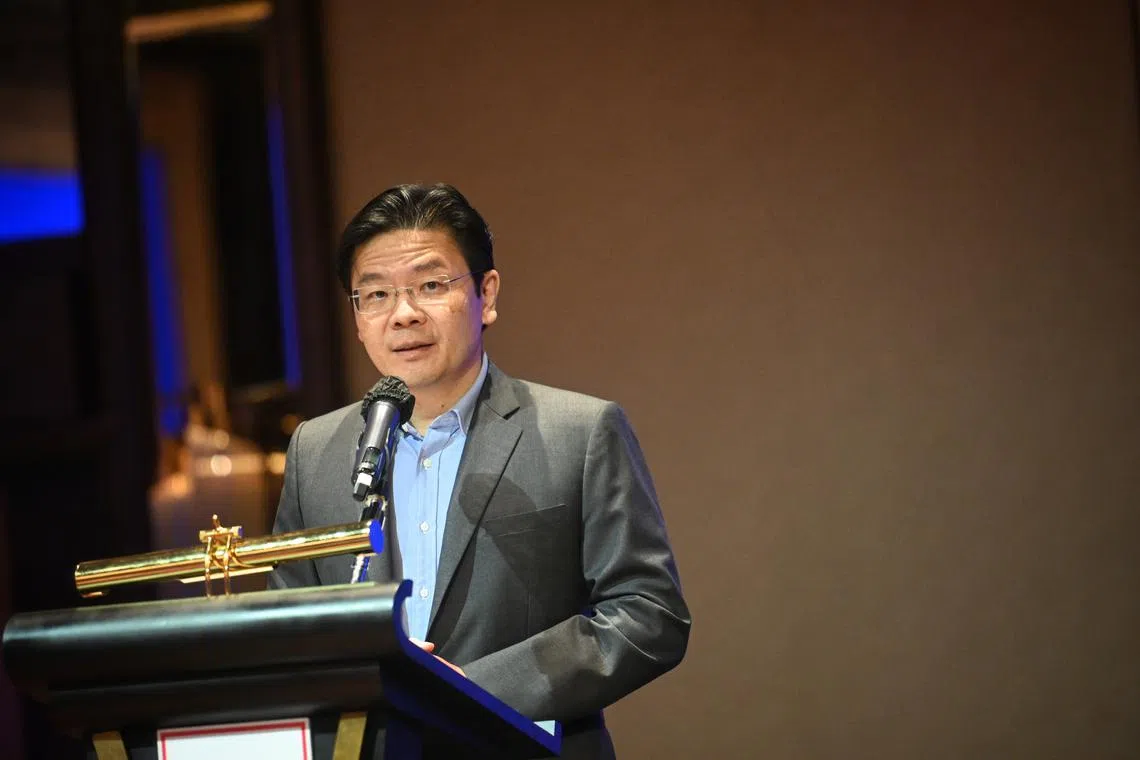 Mr Lawrence Wong will also meet the Singaporean community in Brunei.