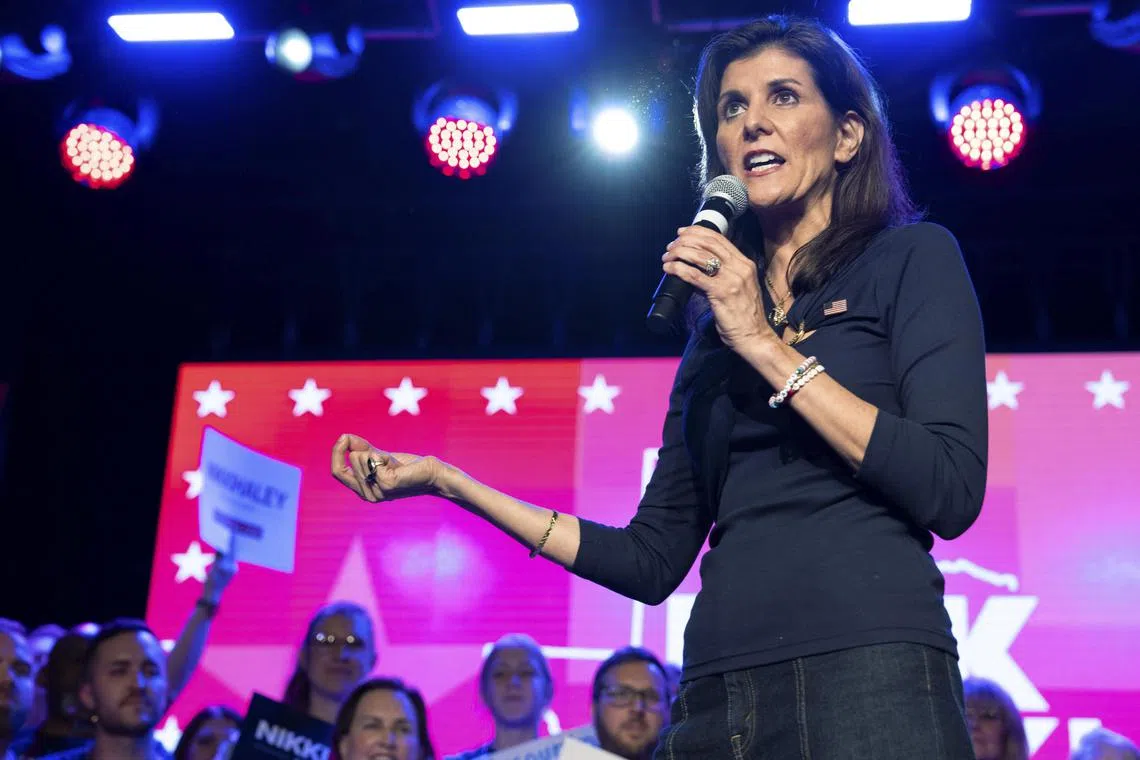 The former governor of South Carolina, Mrs Nikki Haley campaigned against Donald Trump to be the Republican party's presidential candidate in the upcoming US elections.