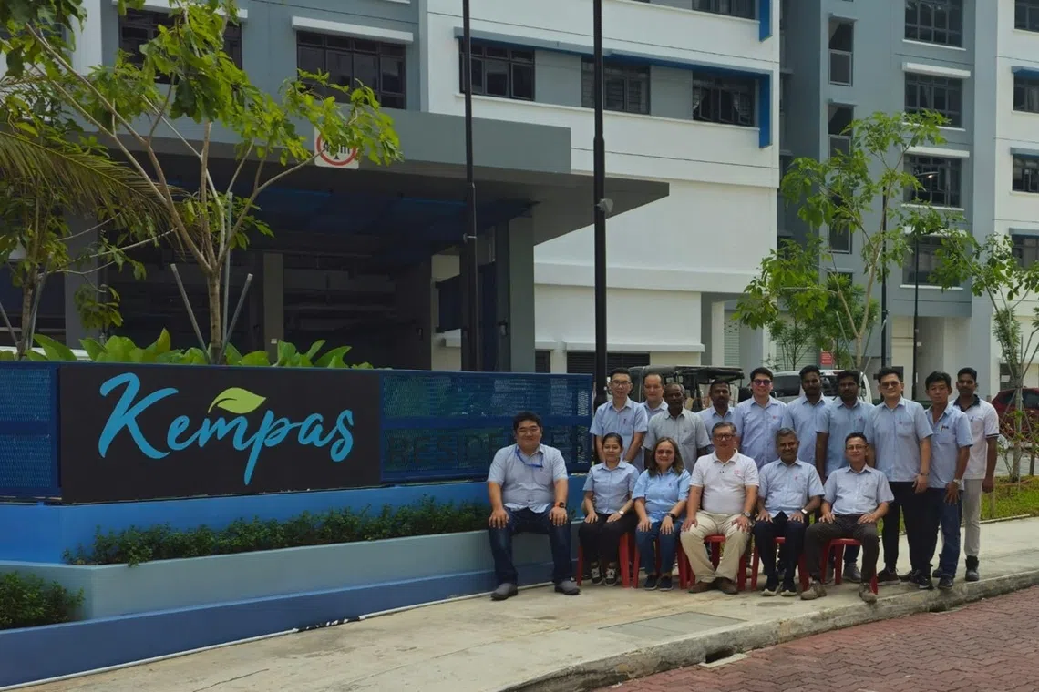 Kwan Yong Construction project team Kempas Residences BTO