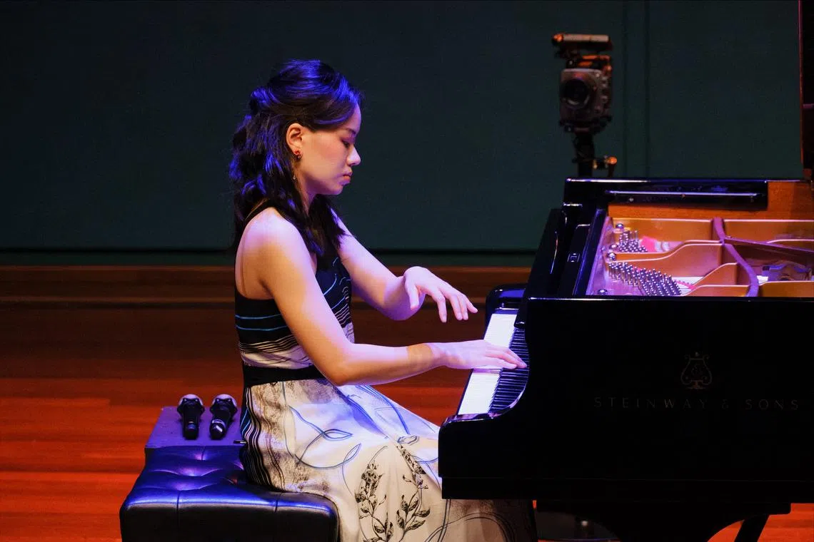 Pianist See Ning Hui played a recital at the Esplanade on Feb 22. 