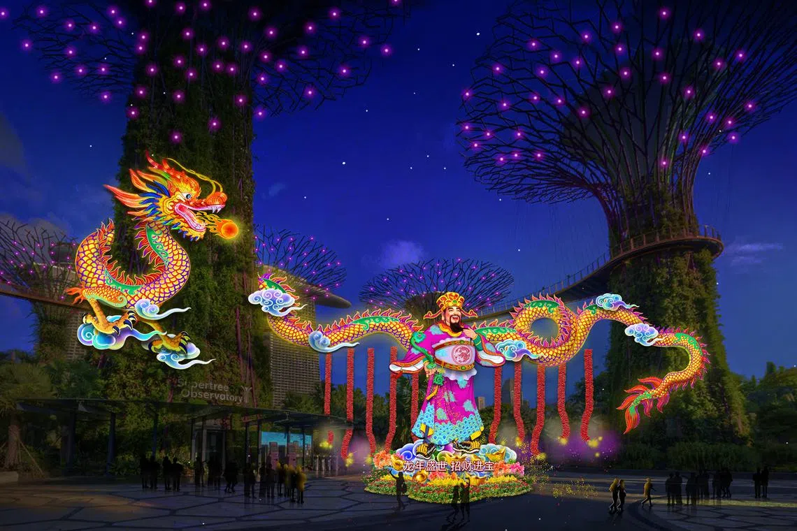 River Hongbao 2024 will run from Feb 8 to 17 at Gardens by the Bay.