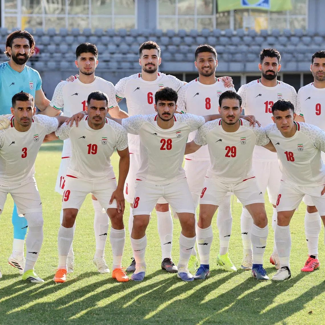 FILE PHOTO: Soccer Football - International Friendly - Iran v Gambia - Mardan Sports Complex, Antalya, Turkey - May 29, 2026  Iran players pose for a team group photo before the match REUTERS/Umit Bektas/File Photo