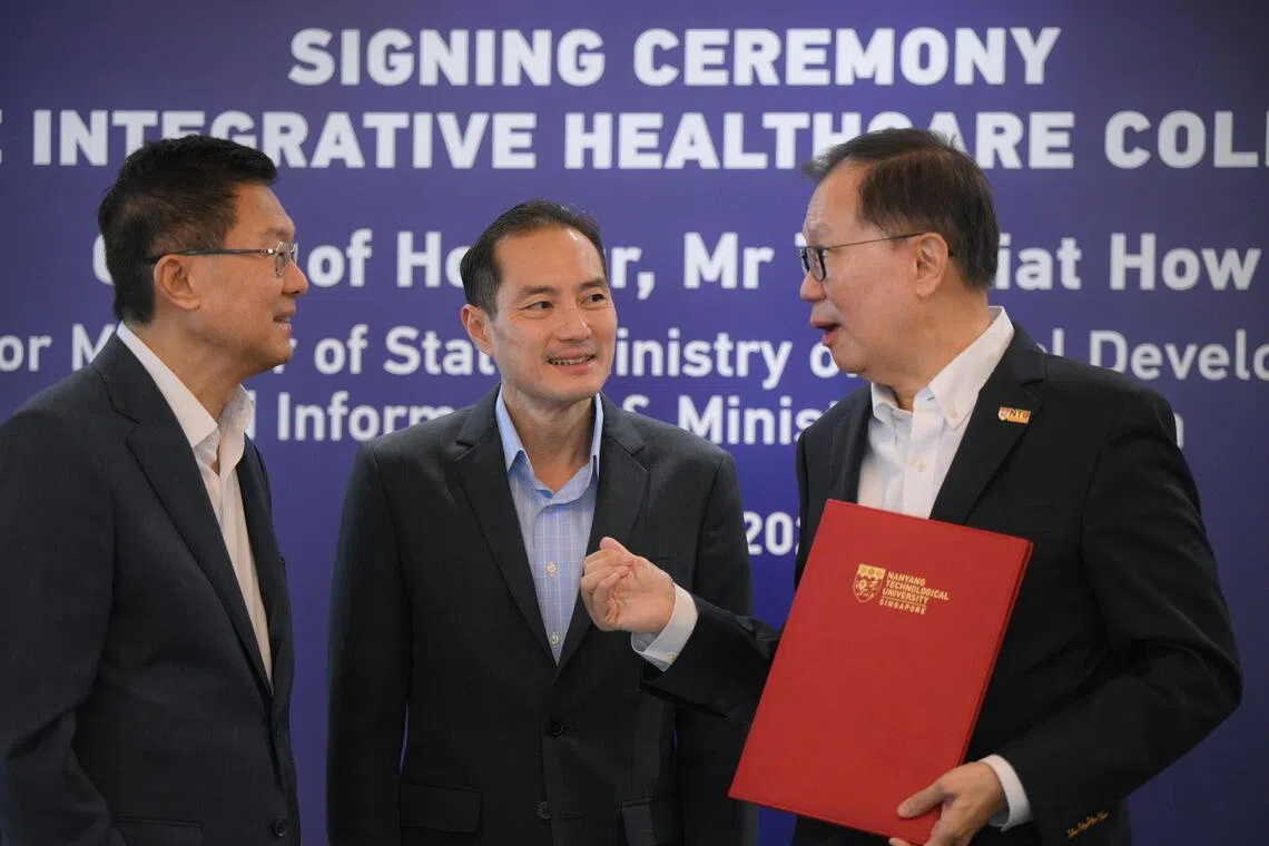 straitstimes.com - Zhaki Abdullah - ntu and oue healthcare partner to integrate western medicine and tcm