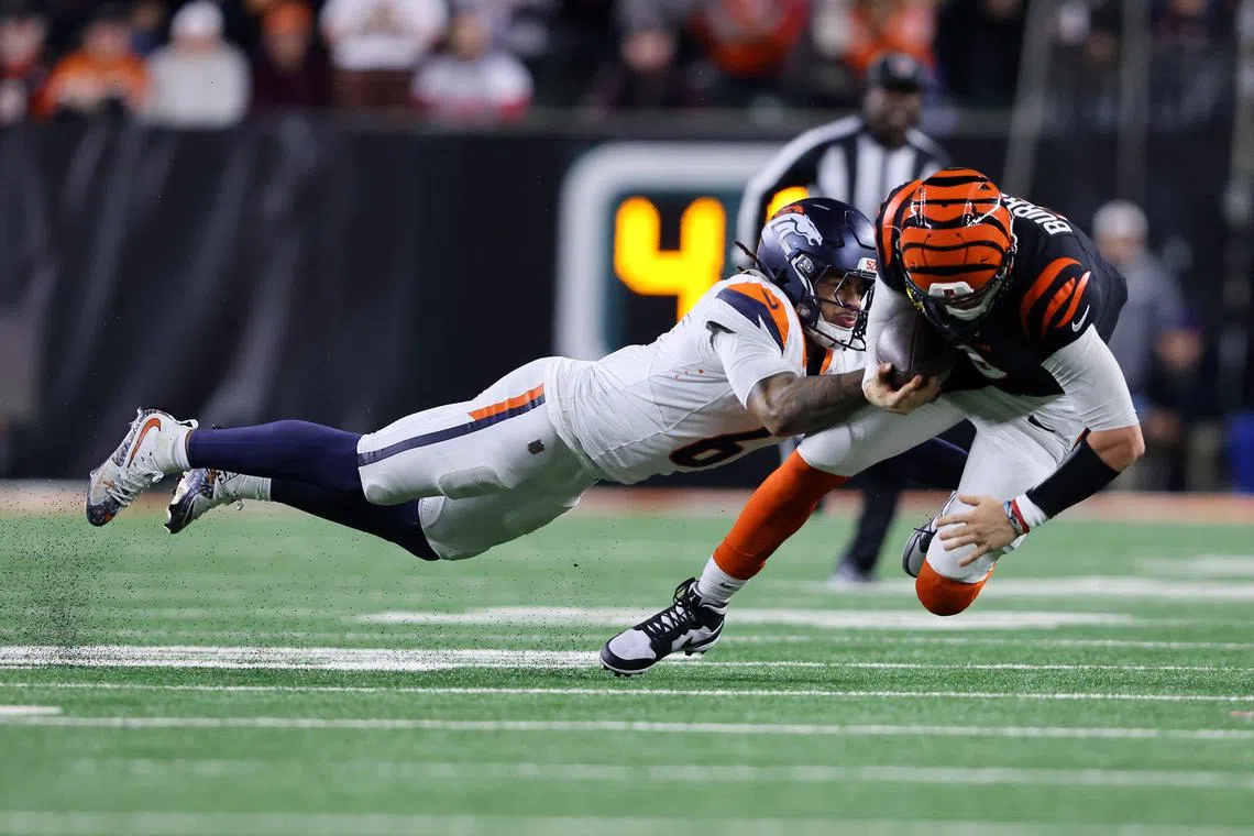 NFL roundup: Bengals top Broncos in OT, stay in playoff hunt | The ...