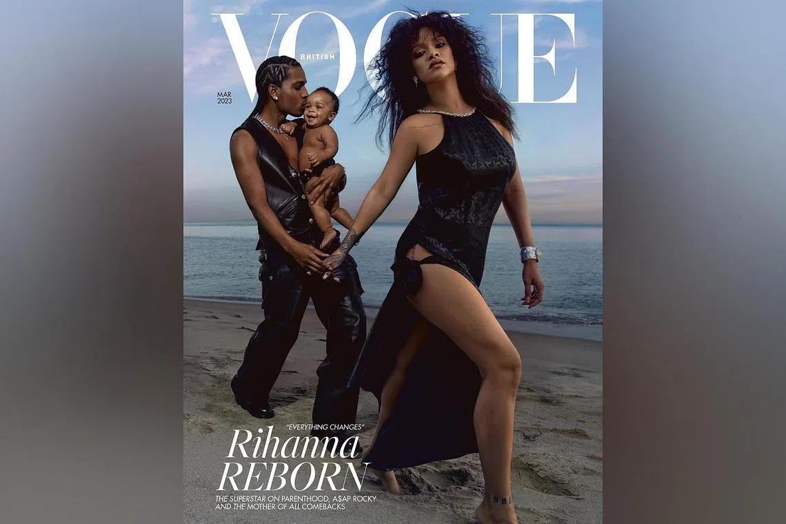Rihanna and her partner A$AP Rocky, both 34, welcomed their first child in May 2022.