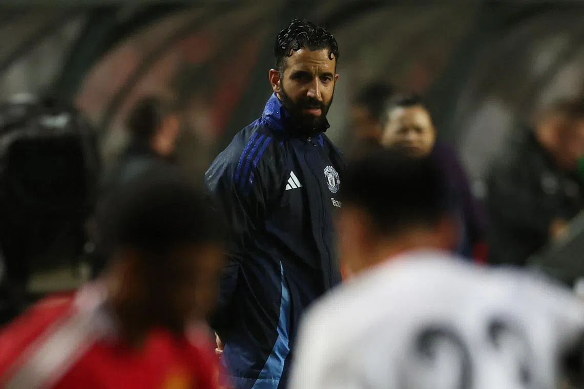 Soccer Football - Friendly - Hong Kong v Manchester United - Hong Kong Stadium, Hong Kong, China - May 30, 2025 Manchester United manager Ruben Amorim REUTERS/Tyrone Siu