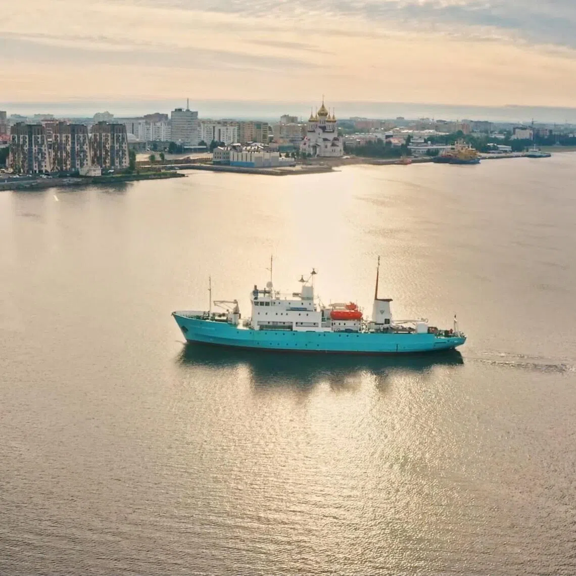 The Professor Molchanov (seen here in 2022) was seized late on Sept 2 in Barentsburg - a coal mining settlement that Russia operates on the Norwegian Arctic archipelago of Svalbard under the terms of a 1920 treaty.