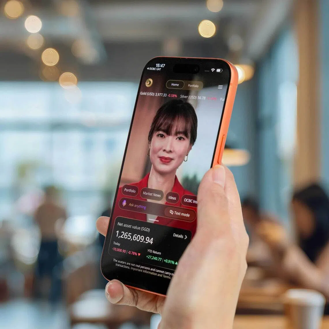Featuring avatars Wendy and Wayne as digital financial assistants, OCBC WoW gives affluent customers access to real-time hyper-personalised market intelligence, portfolio insights and investment ideas through natural voice or text conversations.