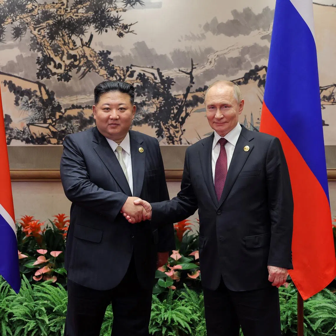 North Korean leader Kim Jong Un said he felt “true comradely relations” with Russian president Putin. 