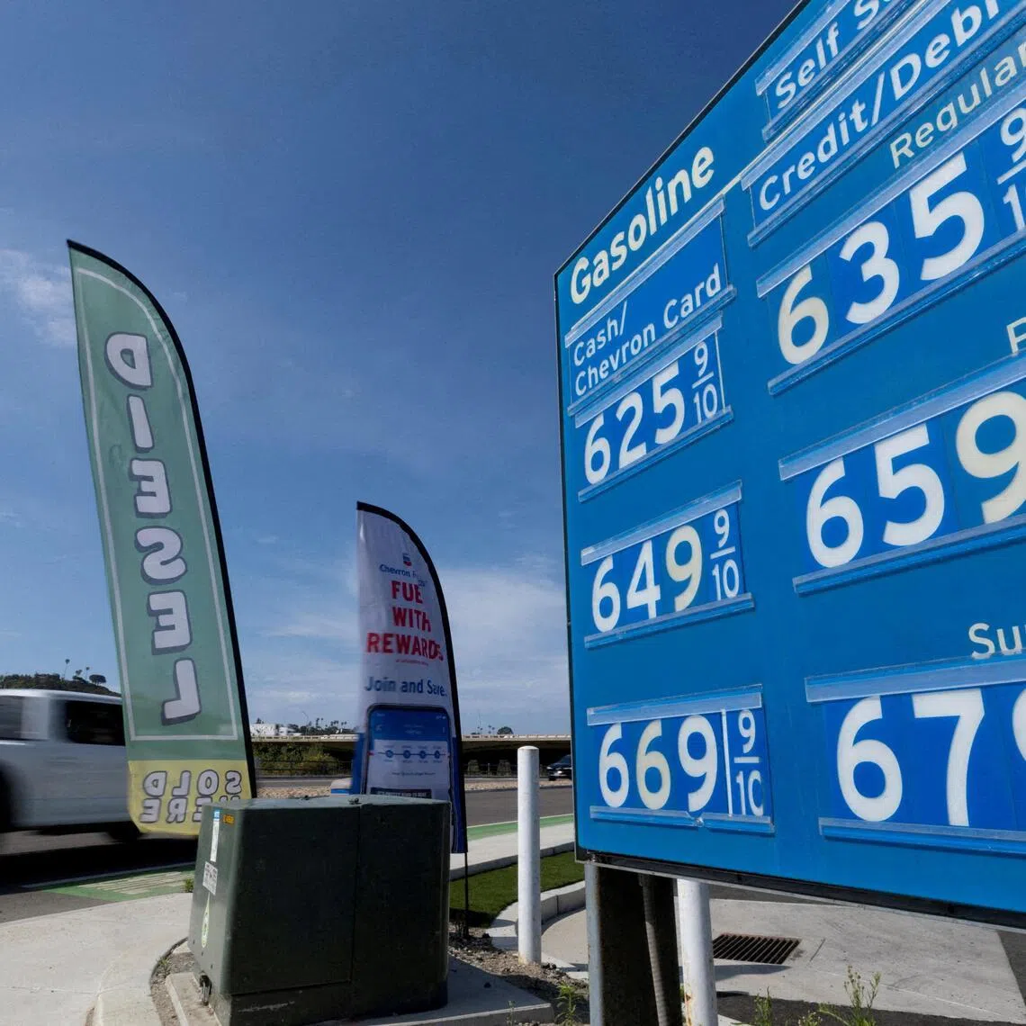 Receipts at petrol stations advanced 3.4 per cent, helping lift the headline figure as pump prices climbed in May due to the Iran war.