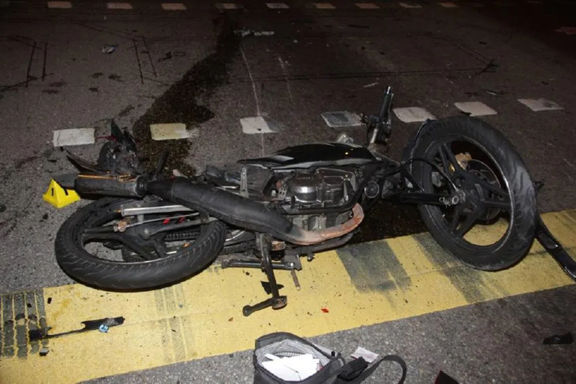 The accident killed the motorcyclist, a married father of three, who had just moved into a new home with his family.