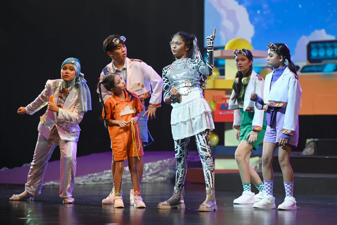 The cast of ChildAid 2024: The Dream Emporium performing during the 20th edition of the annual charity concert in November.