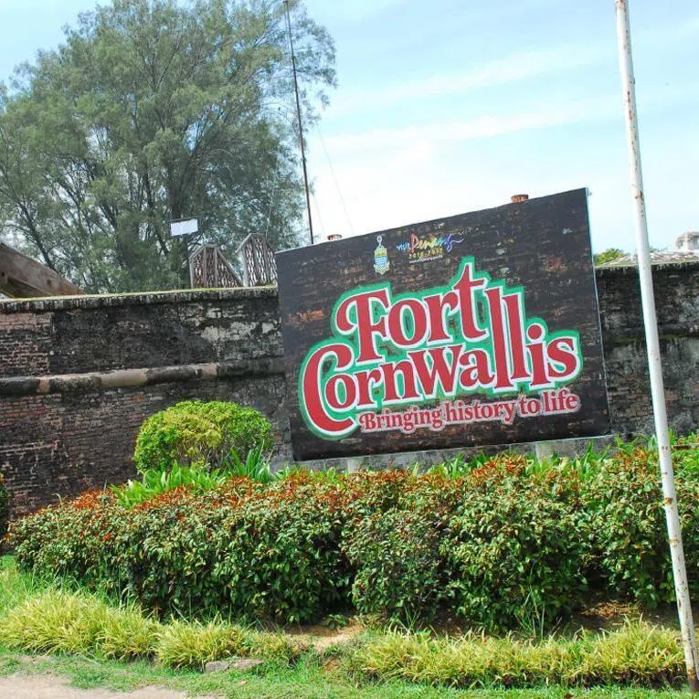 Among the sites gazetted was Fort Cornwallis.