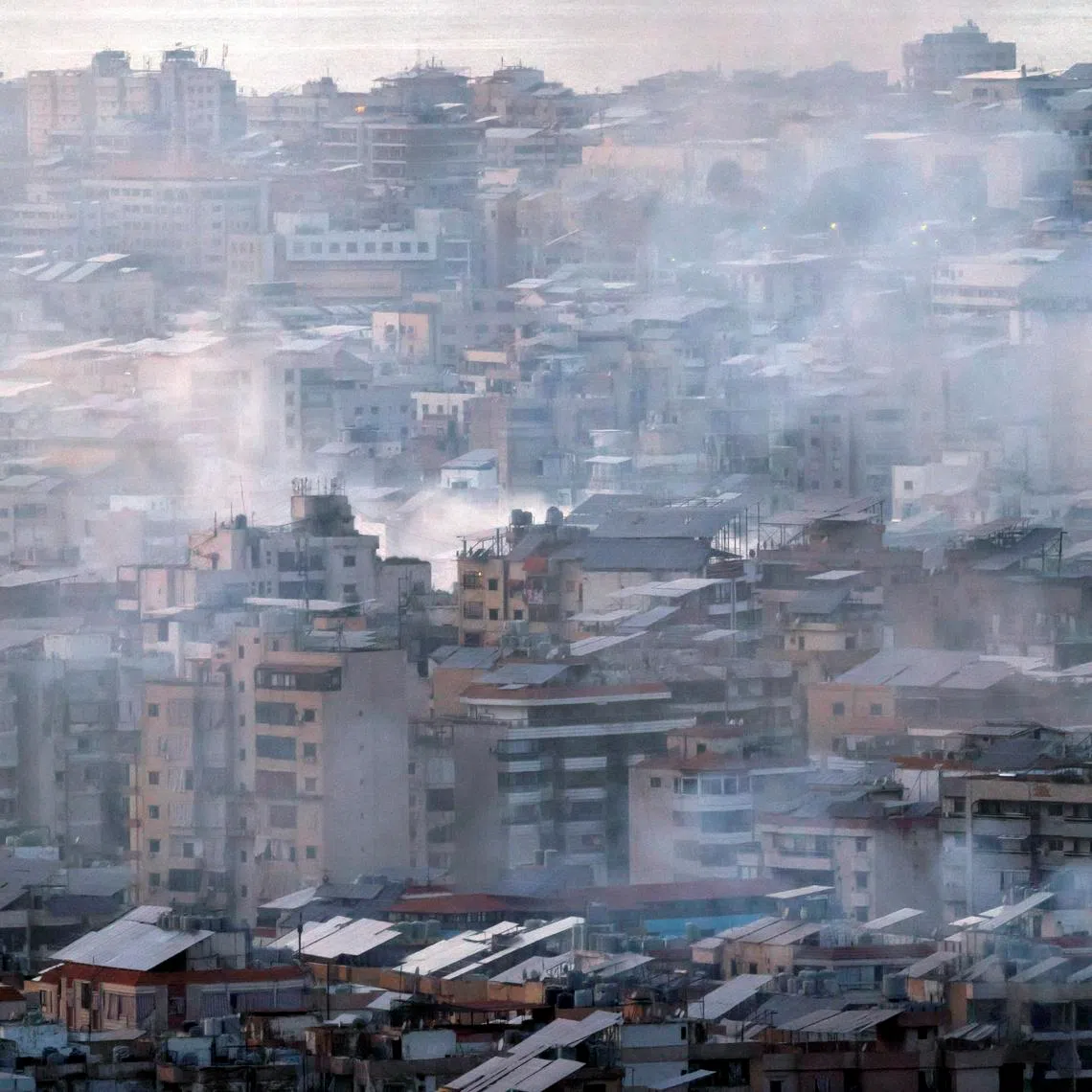 White phosphorus, a substance that ignites on contact with oxygen, can be used to create smokescreens and to illuminate battlefields.