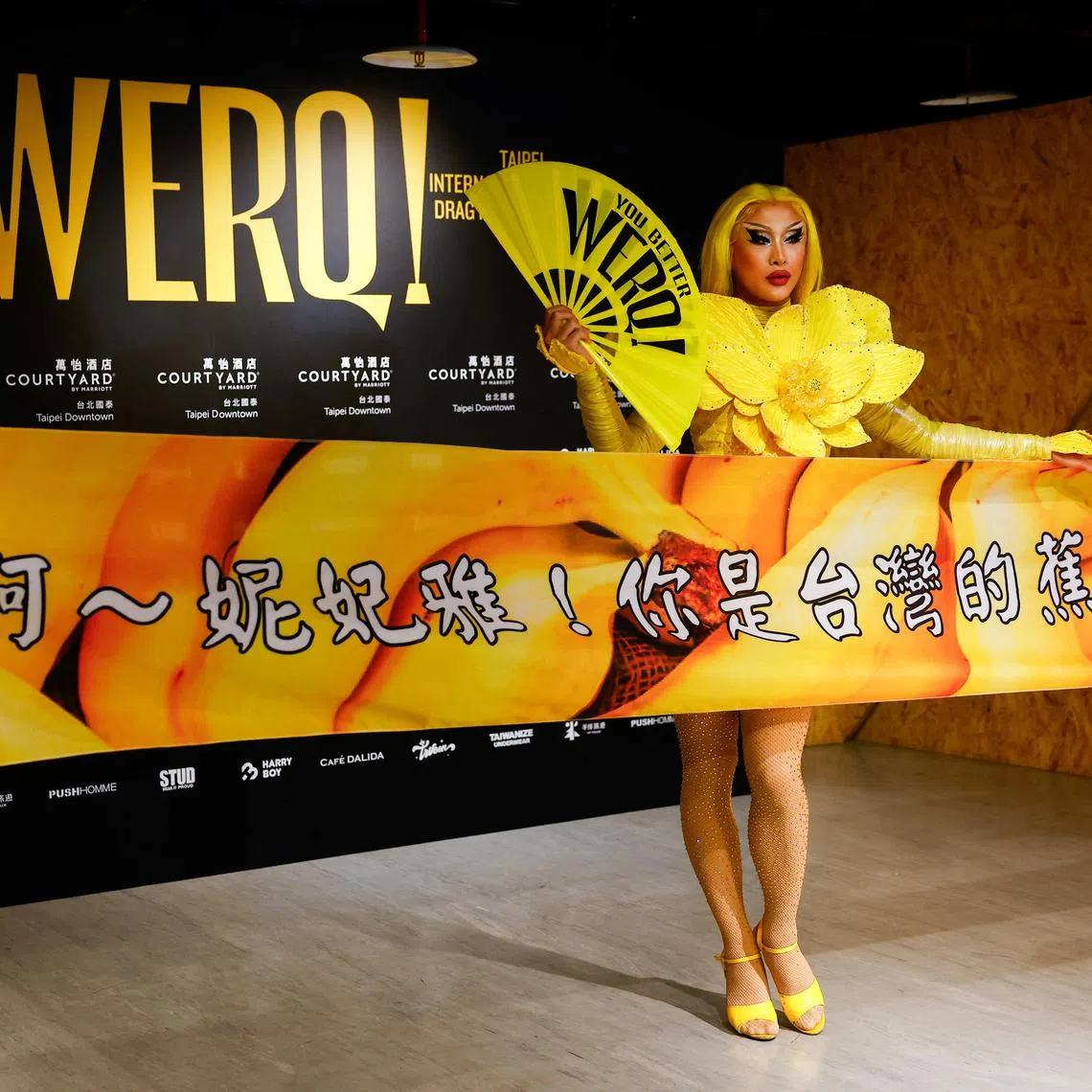 Nymphia Wind poses for a photo at Taipei International Drag Show in Taipei, Taiwan May 25, 2024. REUTERS/Ann Wang