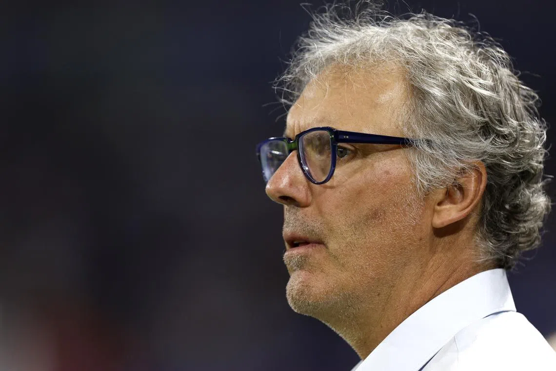 FILE PHOTO: Soccer Football - Ligue 1 - Olympique Lyonnais v Paris St Germain - Groupama Stadium, Lyon, France - September 3, 2023 Olympique Lyonnais coach Laurent Blanc before the match REUTERS/Gonzalo Fuentes/File Photo