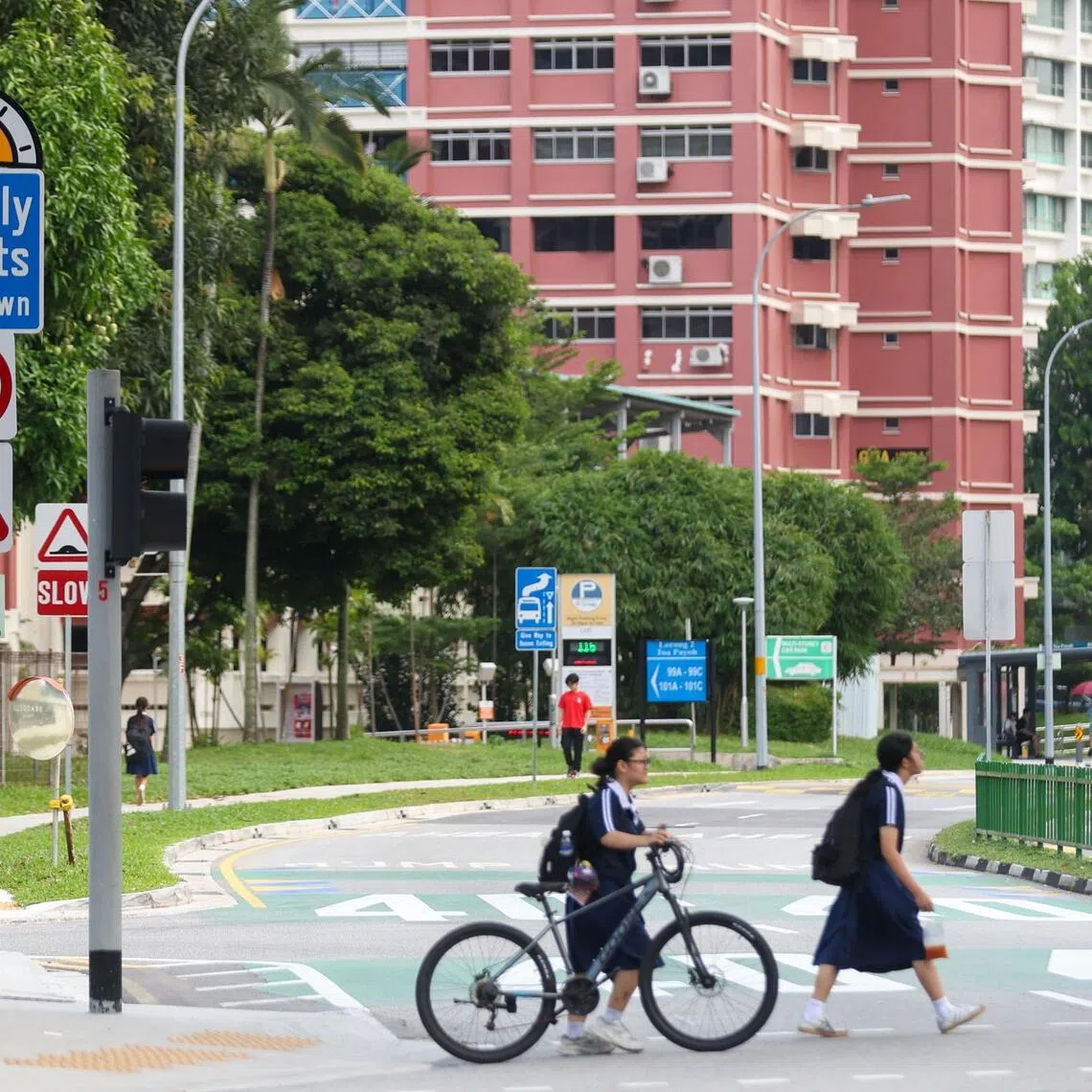The four newly completed streets, known as Friendly Streets, are located in Bukit Panjang, Pek Kio, Sembawang, and Tiong Bahru-Havelock.