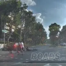 A 54-year-old female car driver was arrested for reckless driving causing grievous hurt. 