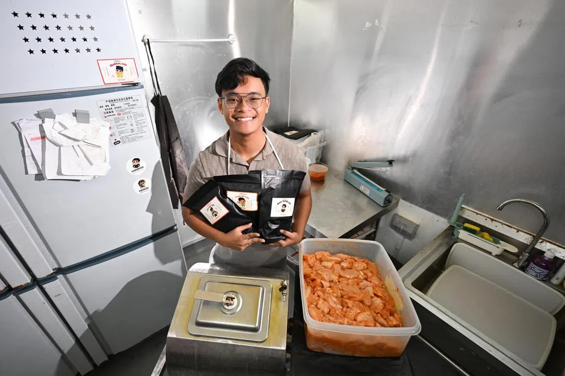 Mr Nabill Shukry Johary started his meal prep business to get his family out of poverty.
