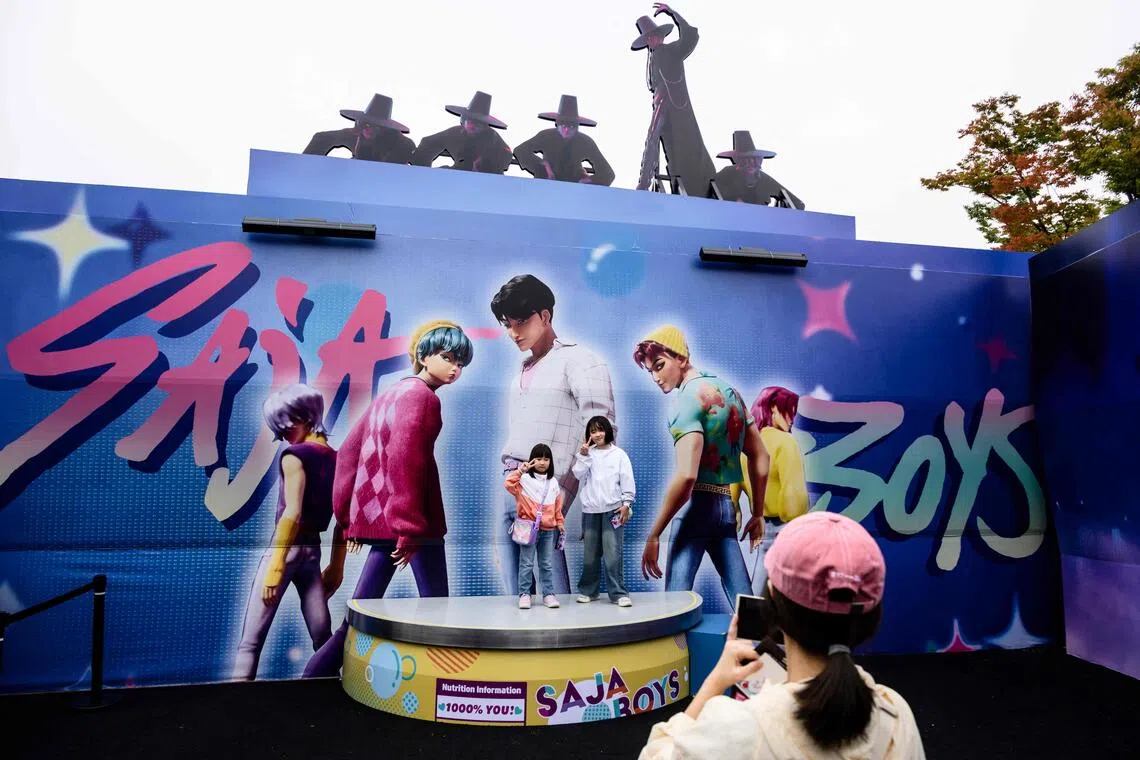 Some parents at a school in southern England find the cheesy portrayal of demons in the Netflix hit KPop Demon Hunters unsettling.