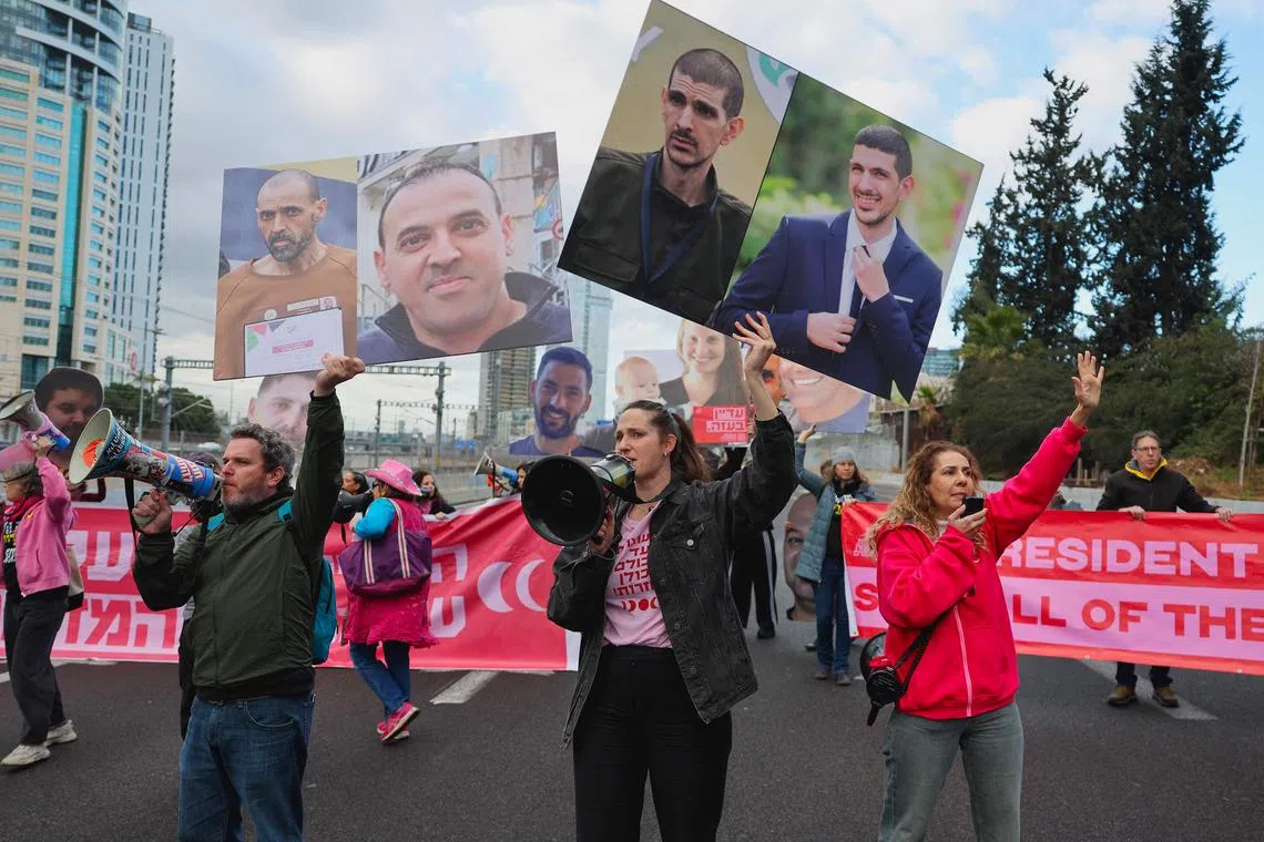 Hamas had said it would not release hostages on Feb 15, citing Israeli violations.