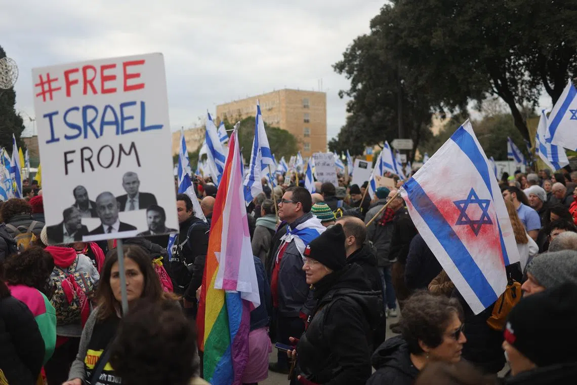 Protests have grown in Israel over Prime Minister Benjamin Netanyahu's failure to bring hostages back.
