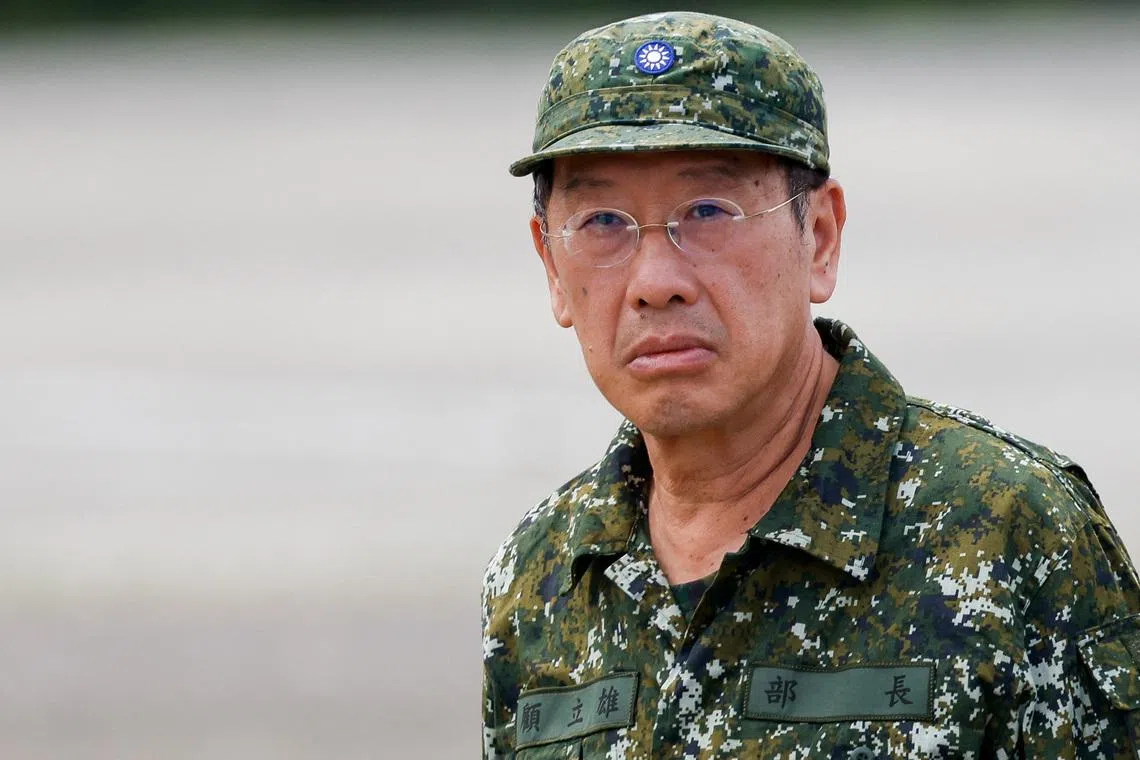 Taiwan Defence Minister Wellington Koo said the government had not been approached by the US about transfers of weapons to the Middle East.