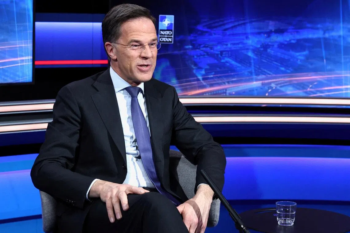 NATO Secretary General Mark Rutte reacts during a one-on-one interview with Reuters on the Iran crisis and Ukraine war, at the Alliance headquarters in Brussels, Belgium March 5, 2026.  REUTERS/Yves Herman