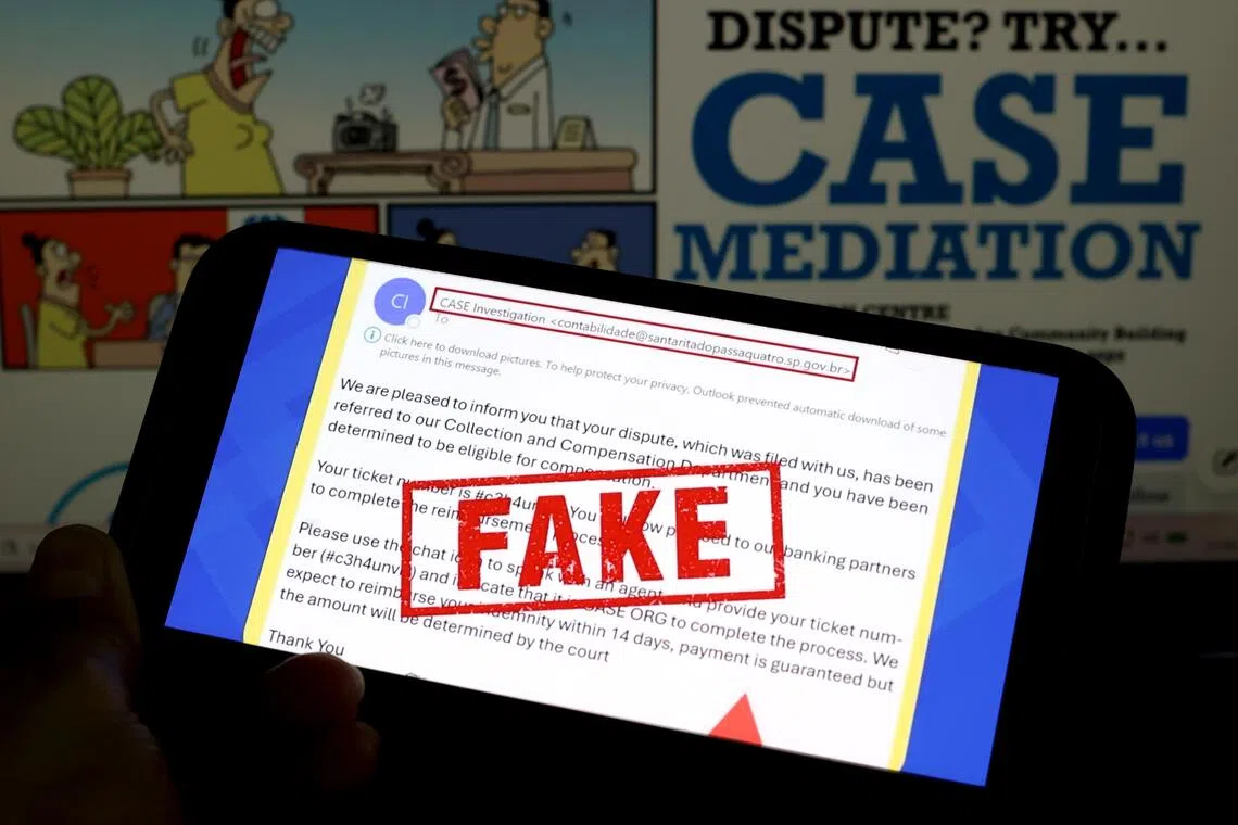 Singapore CASE Warns Public of Phishing Email Scams