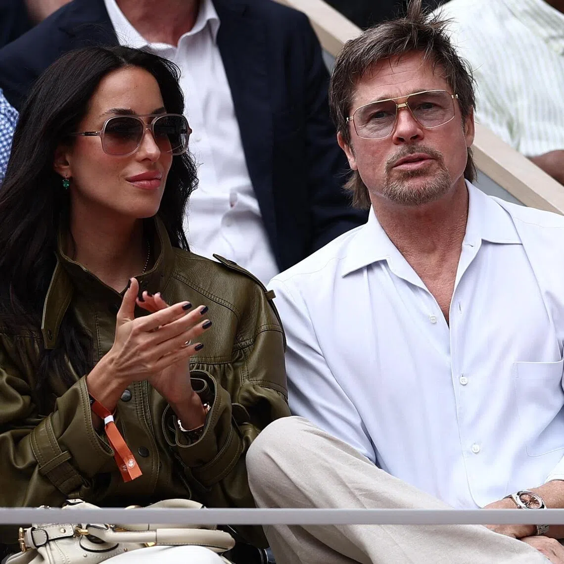 American actor Brad Pitt (right) said in an interview with Esquire that he is drinking “in a more restrained manner”.