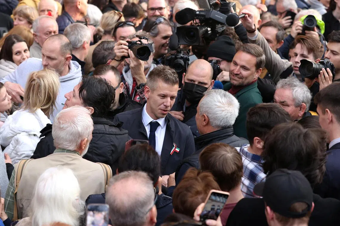 A poll suggested that around 9 per cent would vote for businessman Peter Magyar, which would make any party he formed potentially the strongest opposition party.