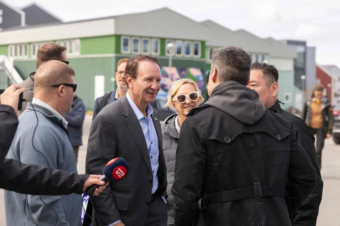 US special envoy to Greenland Jeff Landry visited the island for the first time since his appointment in December 2025.