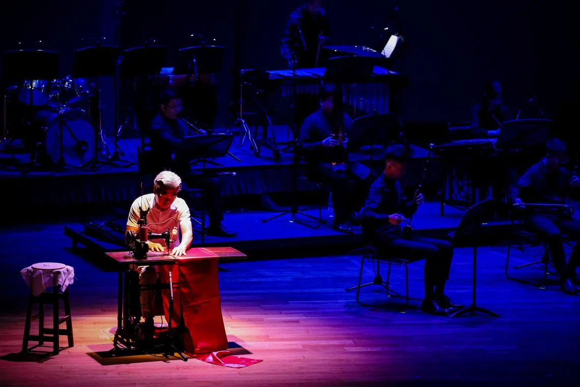 Third generation artisan Jeffrey Eng's Singer sewing machine was incorporated into the orchestral score by Ding Yi's composer-in-residence Jon Lin Chua. 