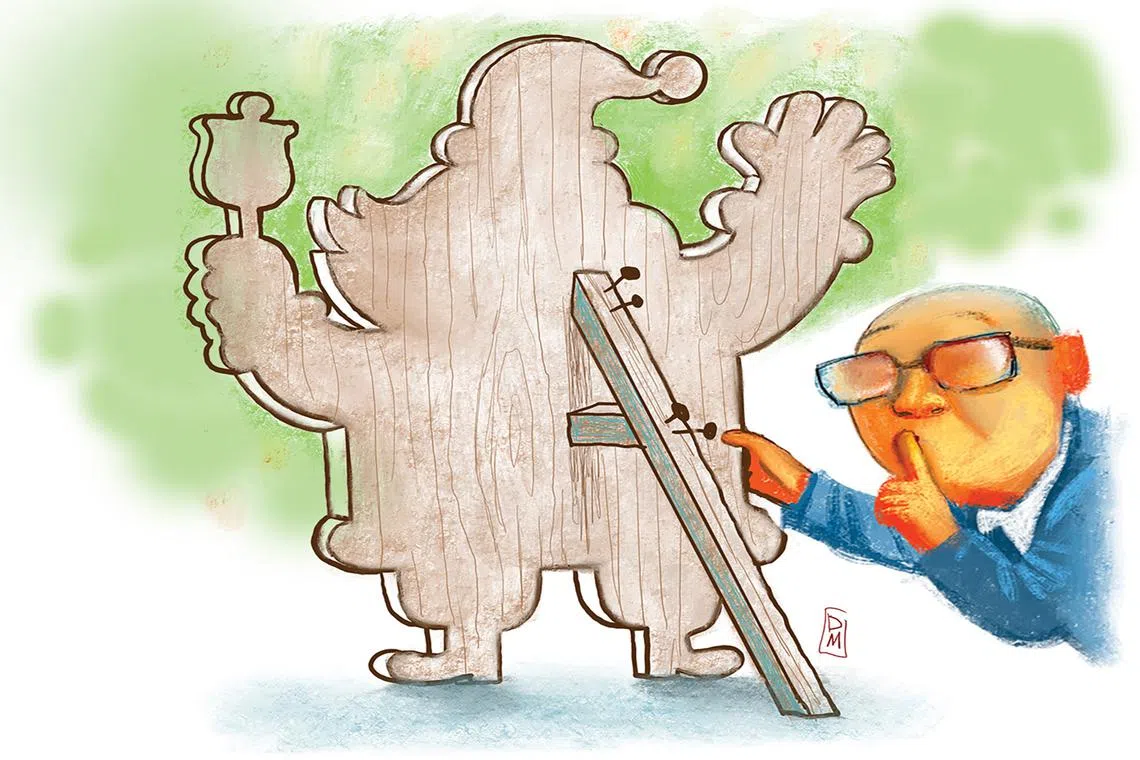 The writer enjoys perpetuating the myth of Santa. It makes him feel part of a giant global movement, united in the act of lying to children.