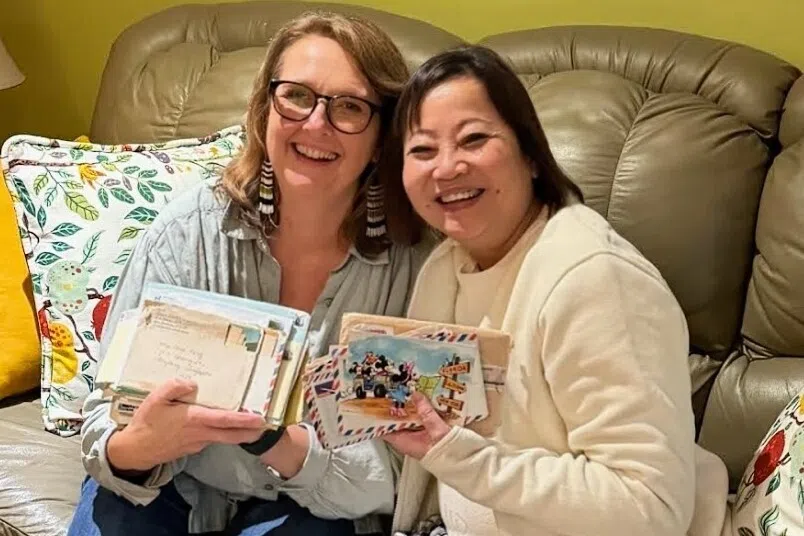 Penpals Michelle Anne Ng and Sonya Clarke Casey wrote each other letters since they were 12 years, and they have never stopped.