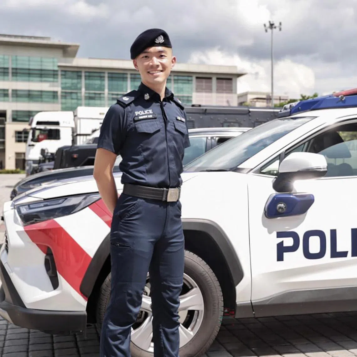 ASP Andrew Koh Wei Hao, 30 at Home Team Academy on 27 May 2024.