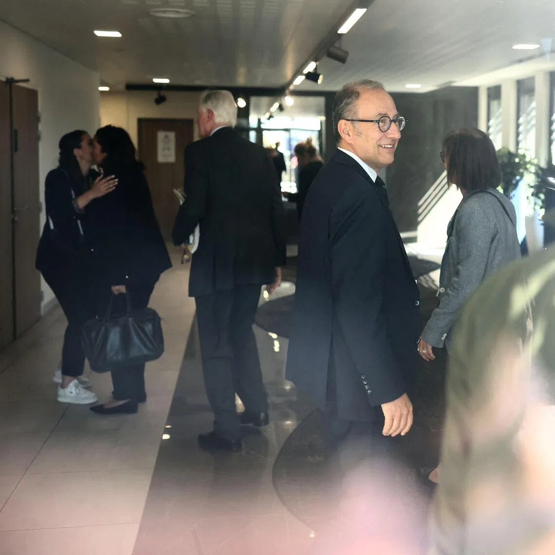 Vincent Roberti arriving for an executive board meeting in Decines-Charpieu, near Lyon, on Sept 10.