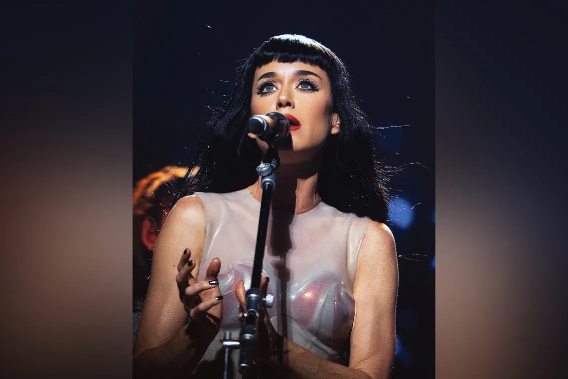 Katy Perry in her concert film Katy Perry: The Lifetimes Tour - Live From Paris.