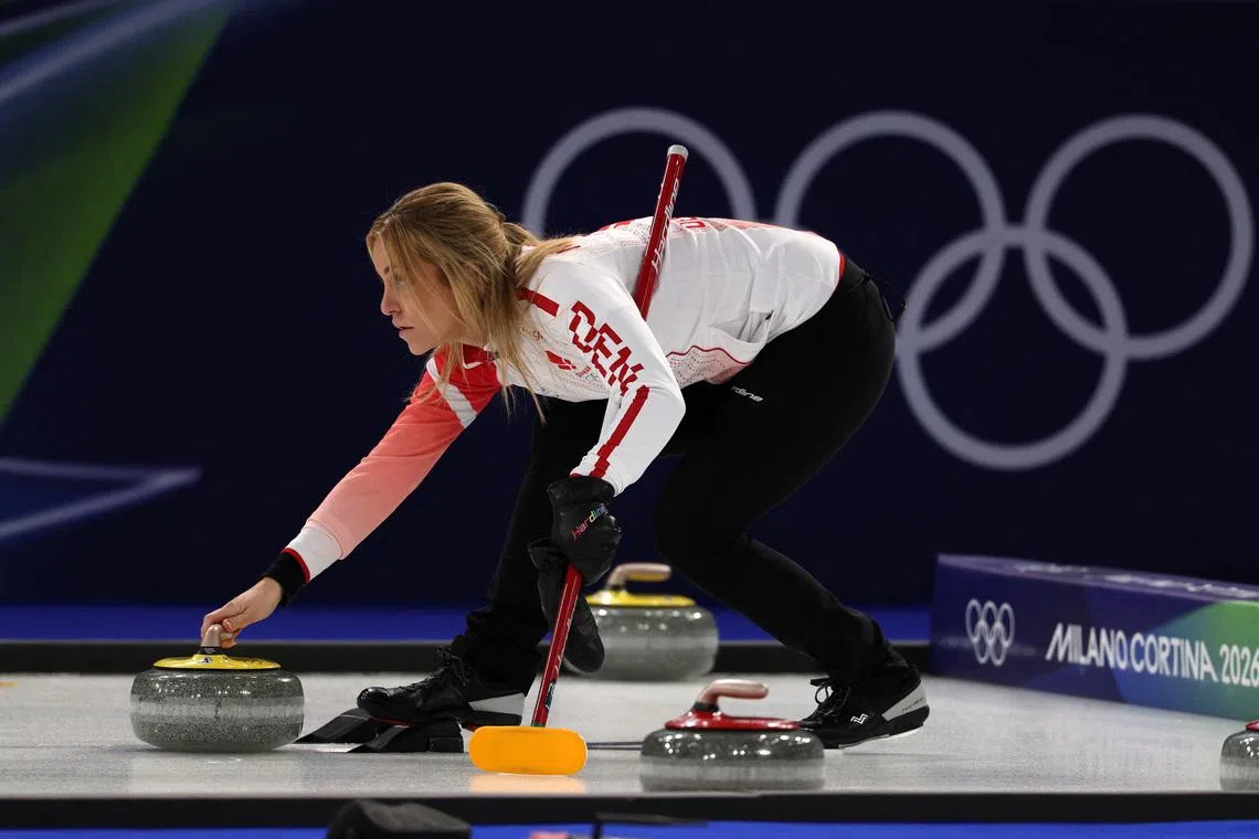 Curling-With mother-in-law in hospital, Denmark's Dupont just doing her best