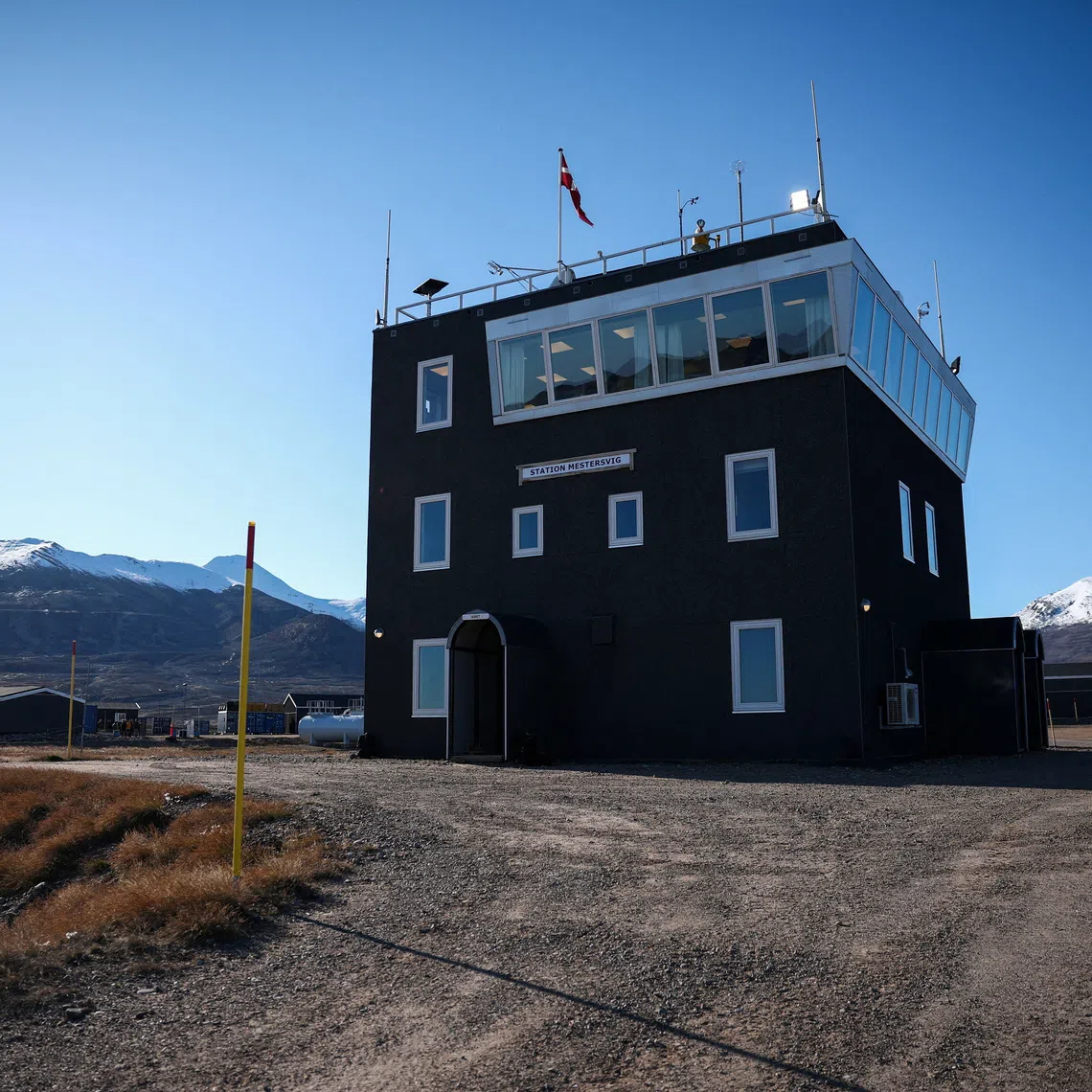 FILE PHOTO: General view of Mestersvig military outpost in Mestersvig, Greenland, September 18, 2025. REUTERS/Guglielmo Mangiapane/File Photo