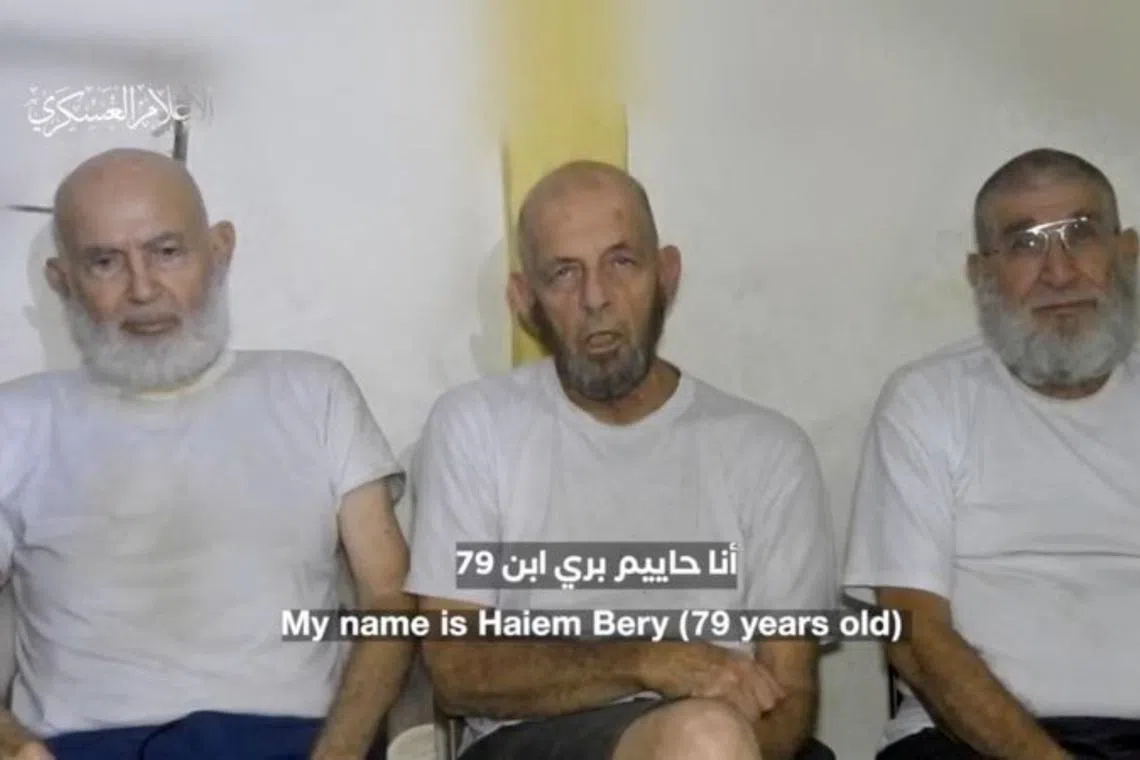 Three elderly Israeli hostages were seized during Hamas' Oct 7 rampage.