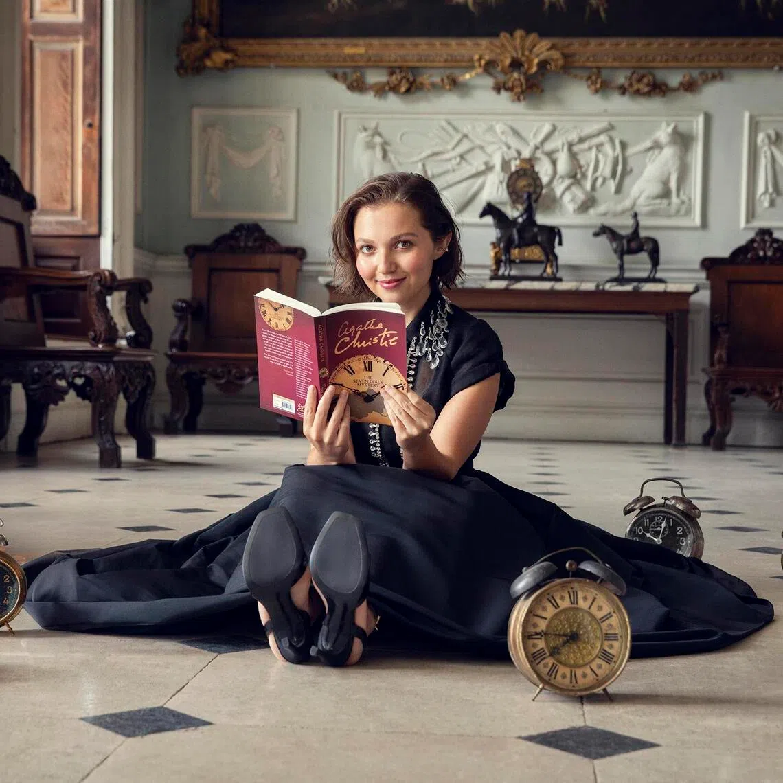 Mia McKenna-Bruce in Agatha Christie's Seven Dials.